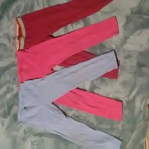 Bundle of 3 Girl's Leggings